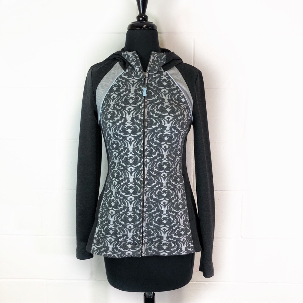 Anthropologie Pure + Good Tara Zip Up Hoodie